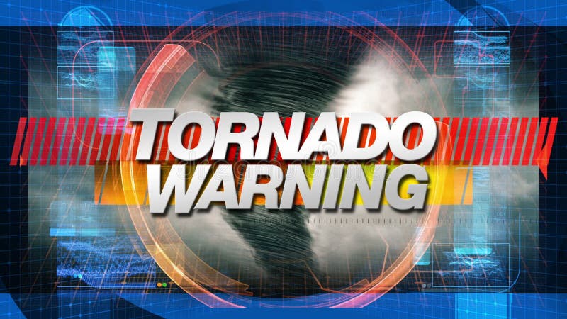 Tornado Warning - Title Graphics Animation