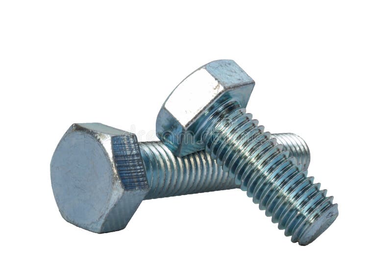 Tornillos Y Pernos, Industria De Acero Foto de archivo Imagen de