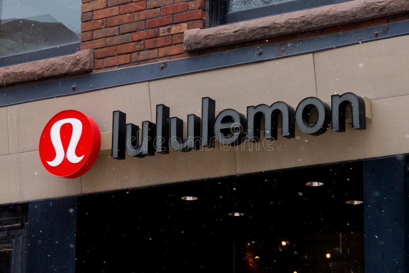 Lululemon Athletica logo, neon logo, store sign, Canadian athletic apparel  retailer, clothing store at Masonville Place, London, Ontario, Canada Stock  Photo - Alamy