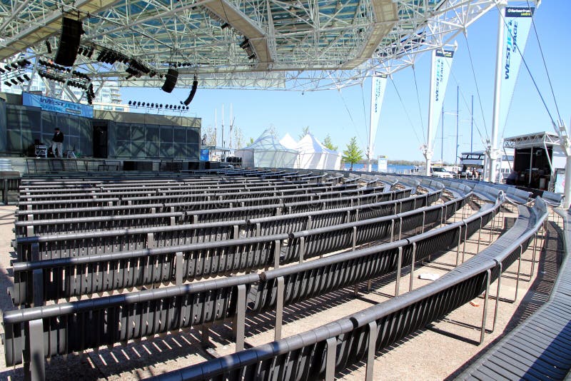 Toronto Harbourfront Centre Amphitheater Editorial Photography Image