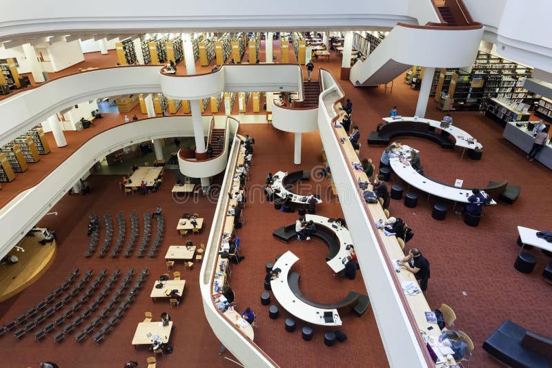 Toronto Reference Library, Canada Editorial Photography Image of floor, education 104033232