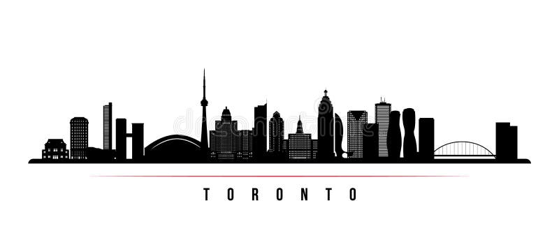 Toronto skyline horizontal banner.