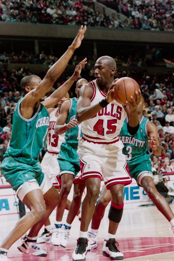 Chicago Bulls Legend Michael Jordan #45. (Image taken from color slide.). Chicago Bulls Legend Michael Jordan #45. (Image taken from color slide.)