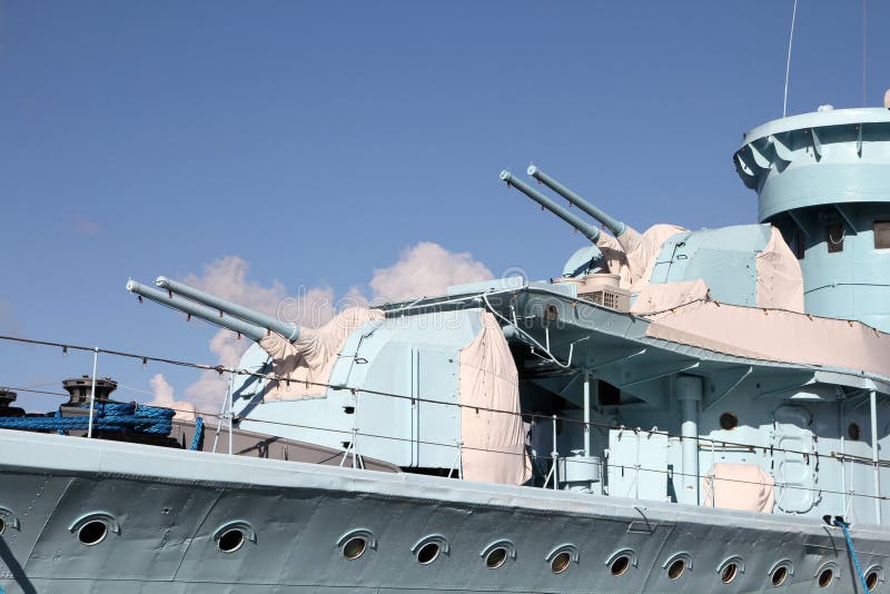 Poland - famous historical battleship, destroyer Blyskawica, currently serving as a museum in Gdynia. Poland - famous historical battleship, destroyer Blyskawica, currently serving as a museum in Gdynia.