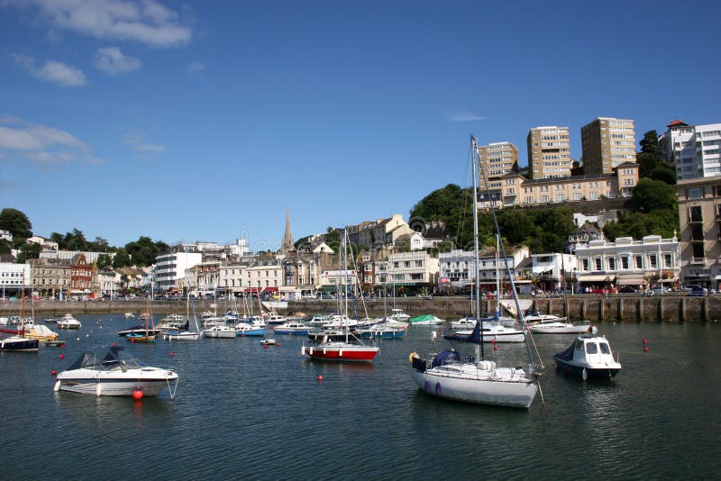 Torquay harbour stock image. Image of seaside, england - 11187435