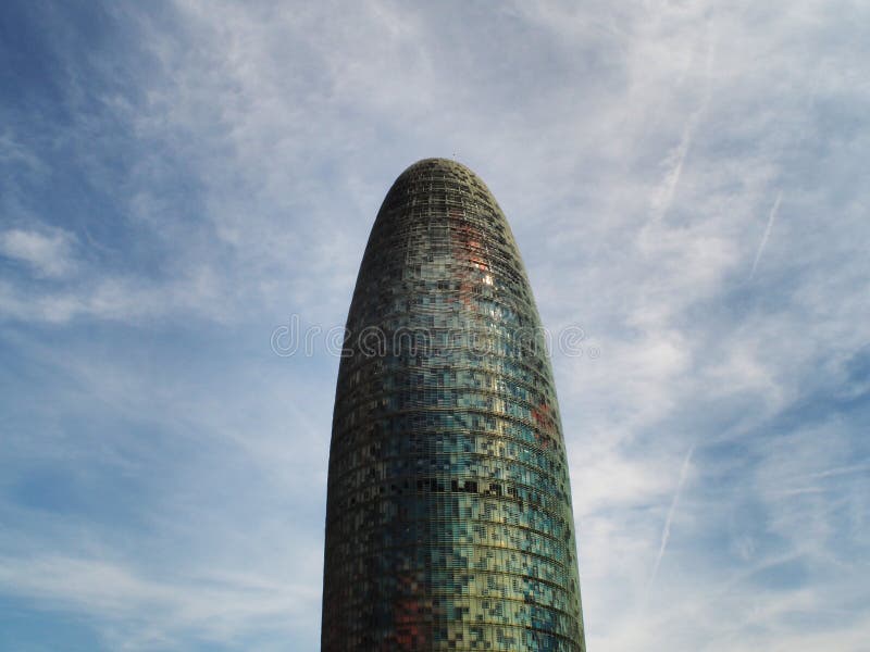 Torre Agbar or Tower Glories is the headquarters of a water company Agbar and has thirty eight floors.nInaugurated by king Juan Carlos. Torre Agbar or Tower Glories is the headquarters of a water company Agbar and has thirty eight floors.nInaugurated by king Juan Carlos.