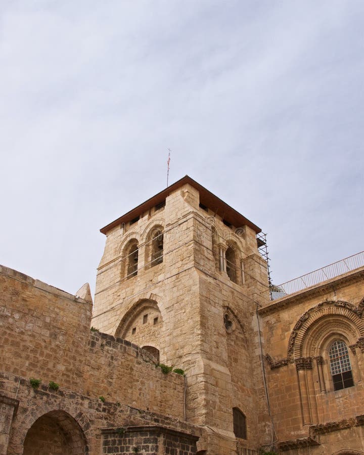 Chiesa Del Santo Sepolcro Gerusalemme Torre Alla Chiesa Del Sepolcro Santo a Vecchia Gerusalemme, Israele