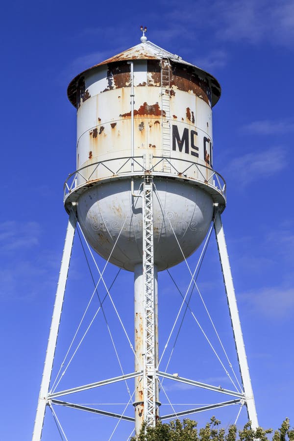 Torre de Agua de McClure fotografía de archivo