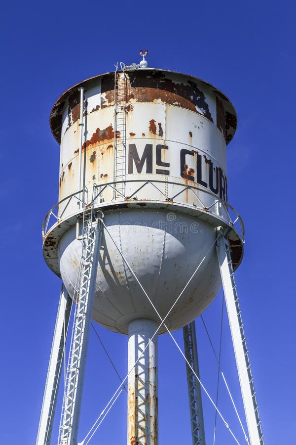 Torre de Agua de McClure imagen de archivo