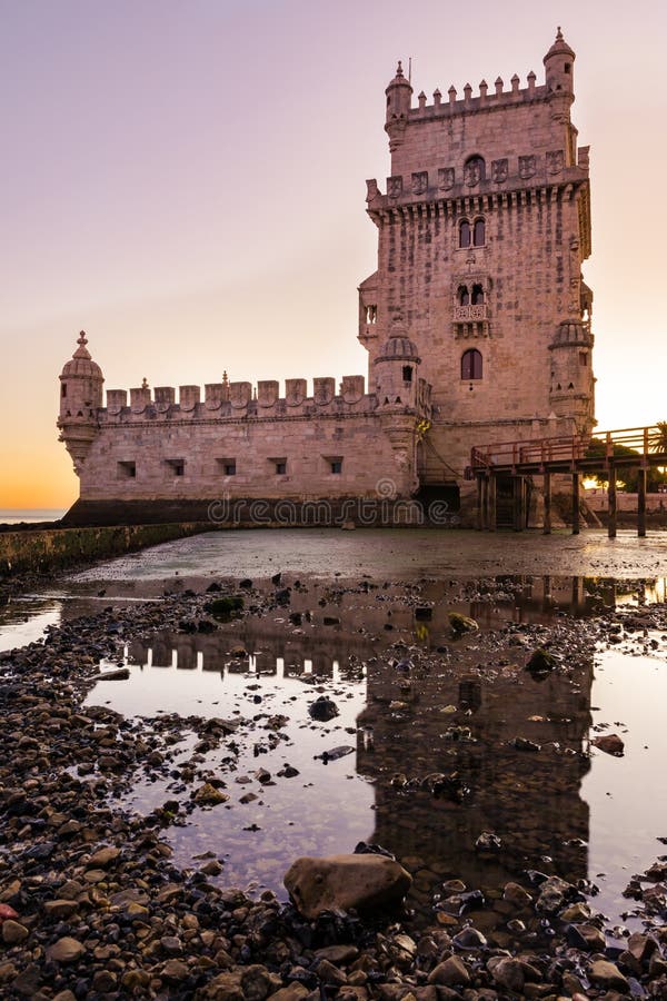 Torre de Belem UNESCO World Heritage Sight European History Architectural Landmark Lisbon Portugal