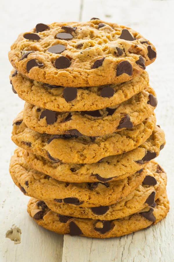 Torre de las galletas del microprocesador de Choc fotografía de archivo Torre de las galletas del microprocesador de Choc fotografía de archivo