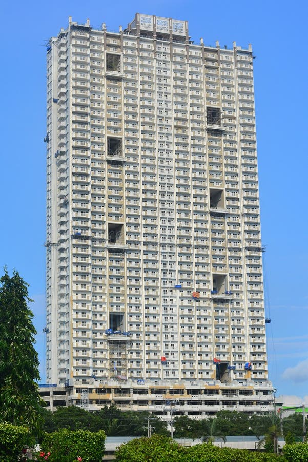 Torre De Manila Condominium Facade in Manila, Philippines Editorial