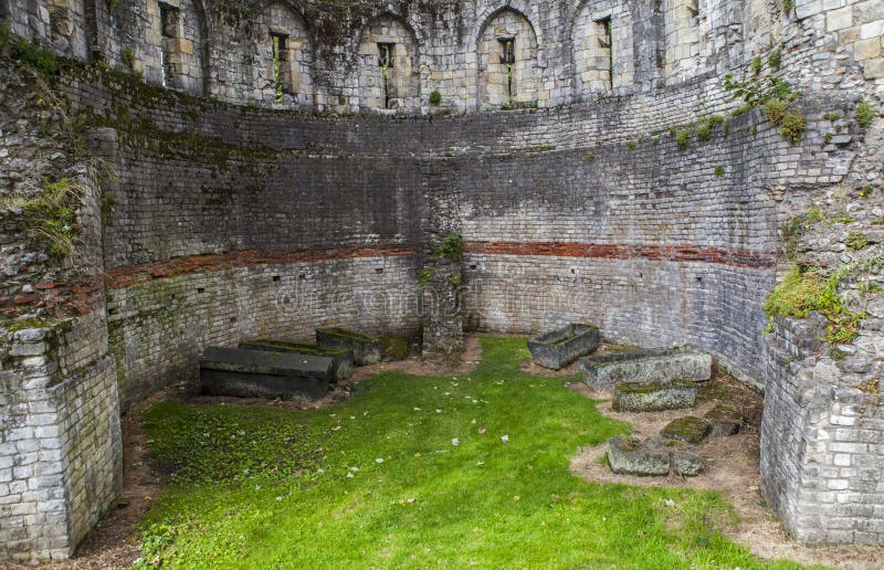 A torre de Multangular em York imagens de stock royalty free