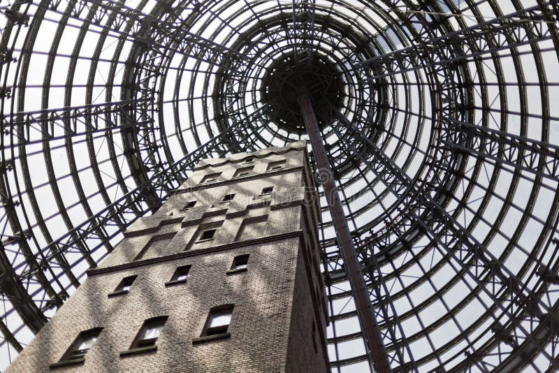 Contained underneath a massive glass cone sits the Coops Shot Tower which was built on the site in 1888 and is today a National Trust Building. Contained underneath a massive glass cone sits the Coops Shot Tower which was built on the site in 1888 and is today a National Trust Building.