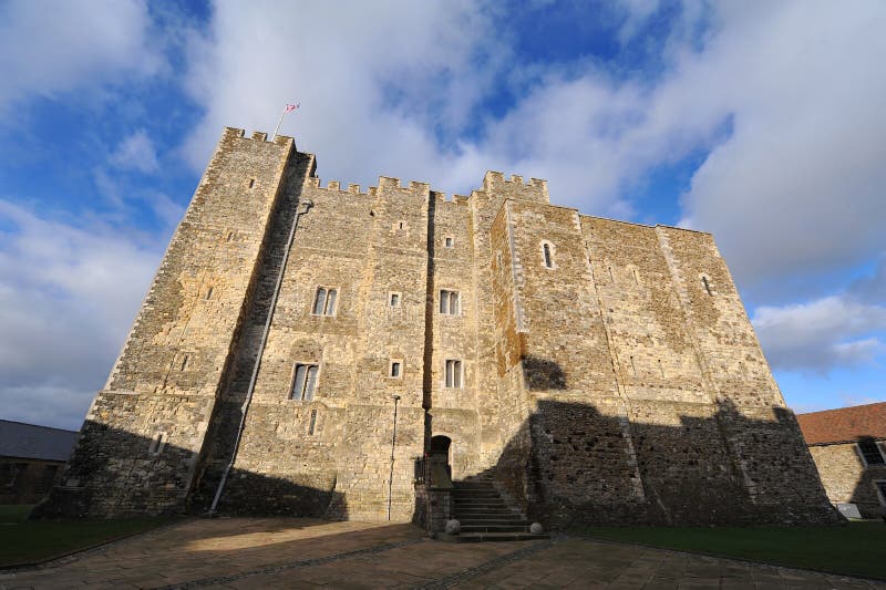 Torre del mantiene del castillo de Dover