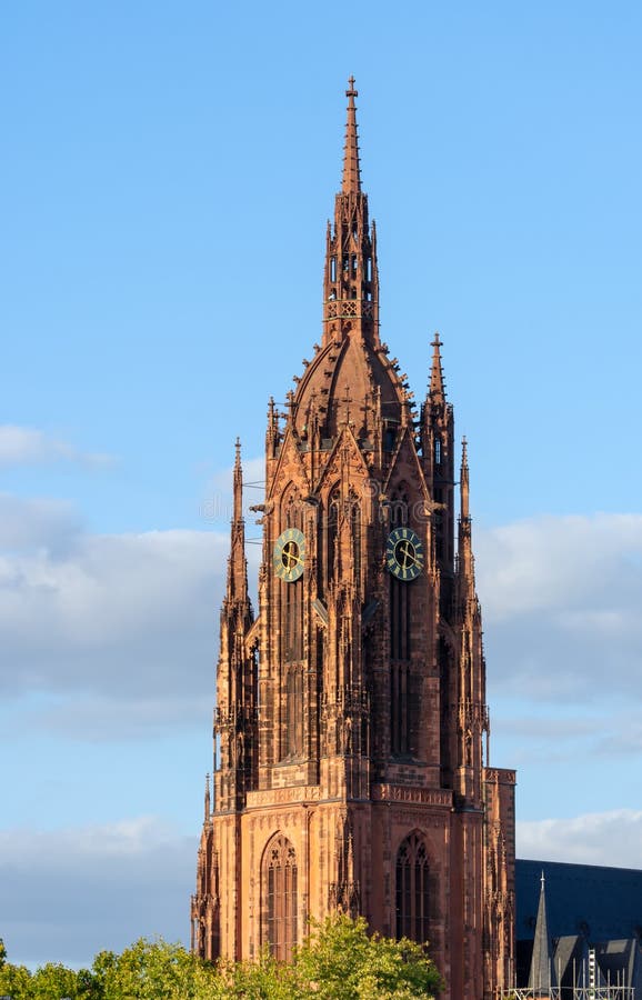Cattedrale Di Francoforte Immagine Stock Immagine Di Dettagliato
