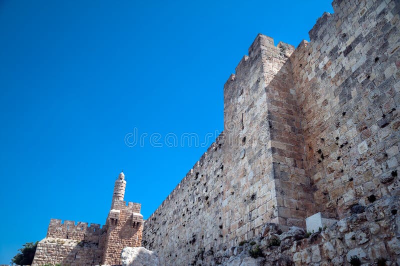 Tower of David, Old City of Jerusalem. Tower of David, Old City of Jerusalem