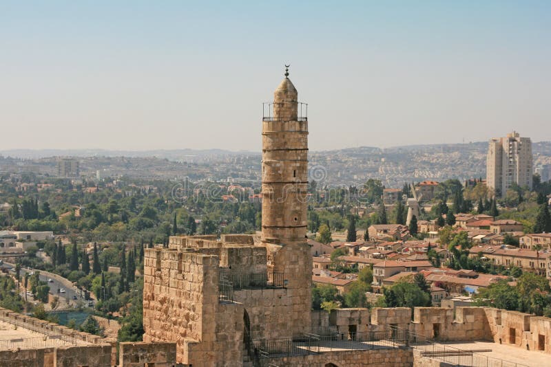 City of David with the tower of david in Jerusalem, Israel. City of David with the tower of david in Jerusalem, Israel.