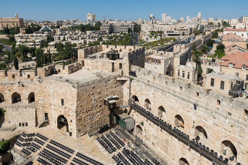 Tower of David in the Old City of Jerusalem. Tower of David in the Old City of Jerusalem