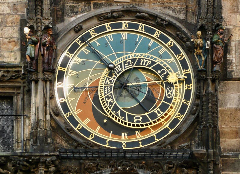 Torre di orologio astrologica, vecchio quadrato della torre, Praga, repubblica Ceca