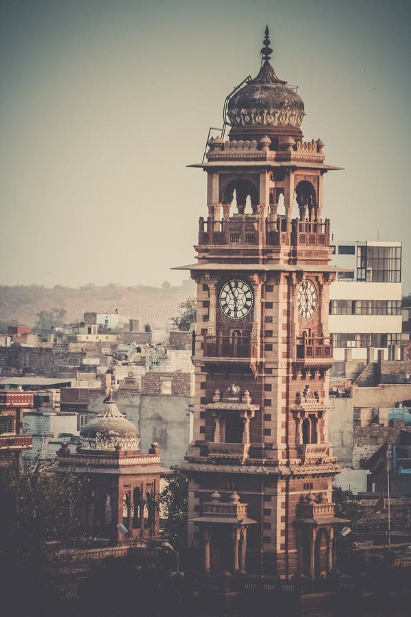 Torre di orologio di Jodhpur fotografia stock libera da diritti Torre di orologio di Jodhpur fotografia stock libera da diritti