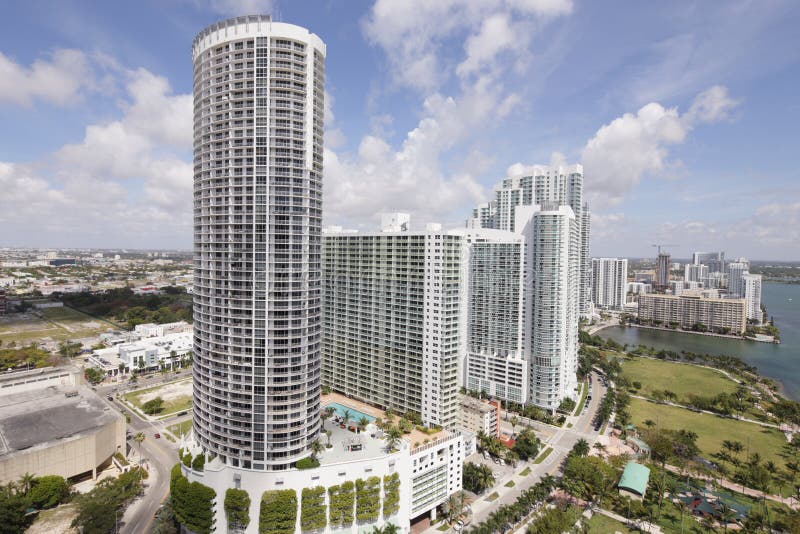 Torre di riserva Miami di opera di immagine immagini stock
