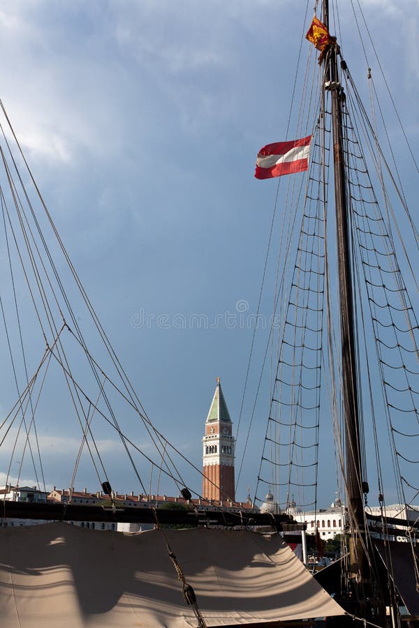 Torre di San Marco dell'albero della barca, Venezia, Venezia, Italia, Italia
