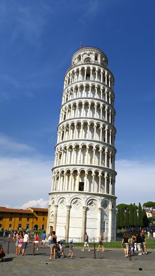 Torre inclinada de Pisa Italy imagem de stock Torre inclinada de Pisa Italy imagem de stock