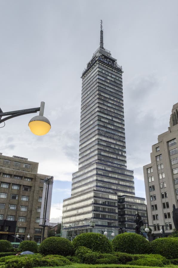 Torre Latinoamericana from the Garden Editorial Image - Image of ...