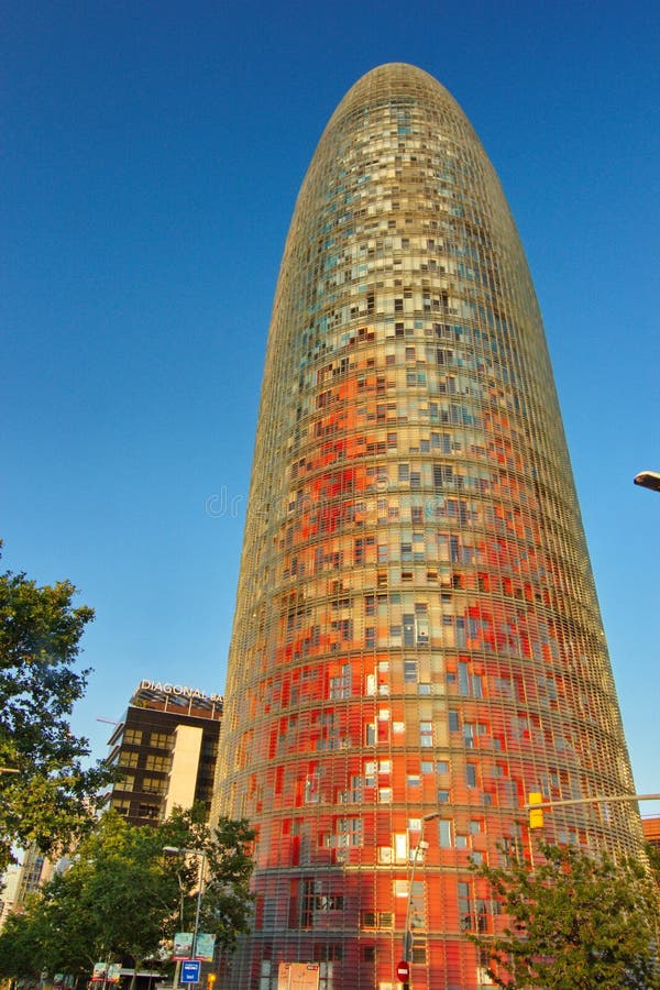 Torre (Tower) Agbar, Barcelona Spain