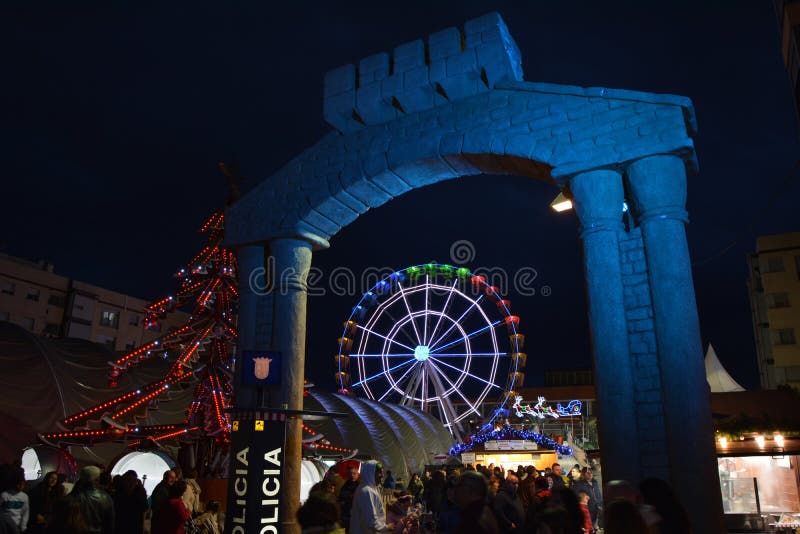 Torrejon de Ardoz Christmas fotografia stock Torrejon de Ardoz Christmas fotografia stock