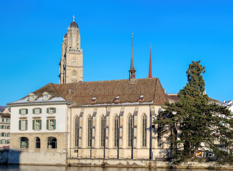Torres De La Iglesia Y De Grossmunster Del Agua En Zurich Foto de archivo - Imagen de embaldosado, ciudad: 65446628 Torres De La Iglesia Y De Grossmunster Del Agua En Zurich Foto de archivo - Imagen de embaldosado, ciudad: 65446628