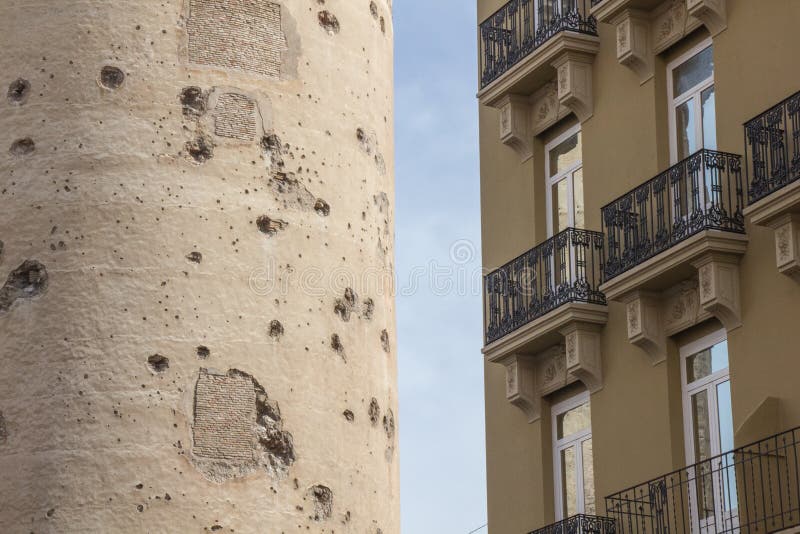 Torres de quart, historische Festung alter Valencia-Stadt, Spanien lizenzfreie stockfotografie Torres de quart, historische Festung alter Valencia-Stadt, Spanien lizenzfreie stockfotografie