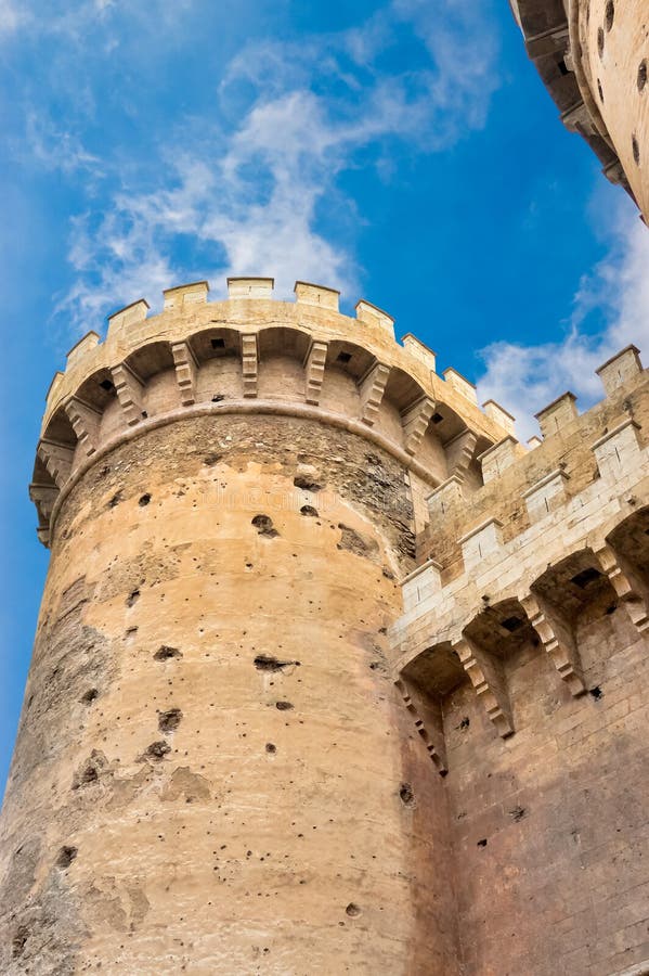 Torres DE Quart in Valencia, Spanje royalty-vrije stock afbeeldingen Torres DE Quart in Valencia, Spanje royalty-vrije stock afbeeldingen