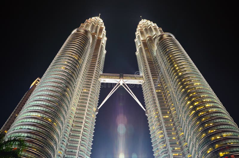 Torres gemelas Kuala Lumpur de Petronas imagenes de archivo Torres gemelas Kuala Lumpur de Petronas imagenes de archivo