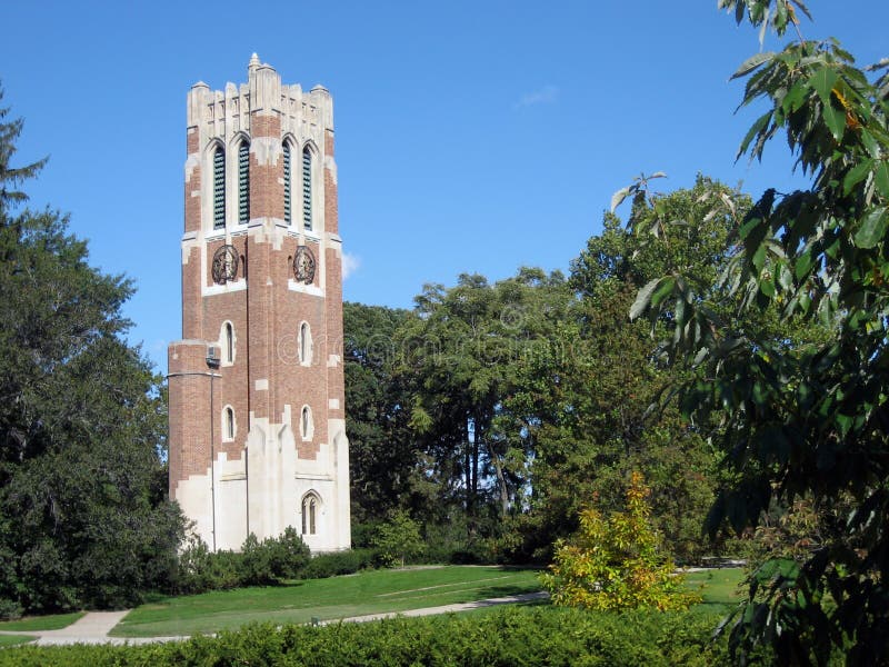 Torretta di Beaumont, MSU fotografia stock libera da diritti Torretta di Beaumont, MSU fotografia stock libera da diritti
