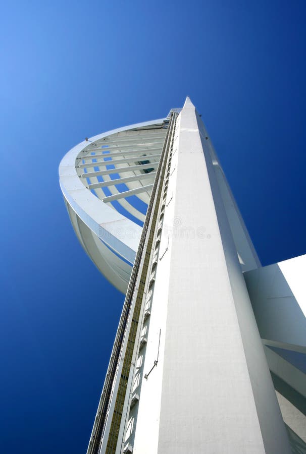Torretta famosa dello Spinnaker, Portsmouth, Inghilterra. fotografia stock Torretta famosa dello Spinnaker, Portsmouth, Inghilterra. fotografia stock