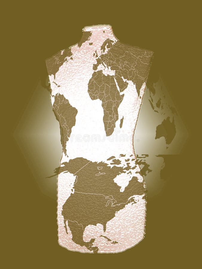Torso World stock illustration