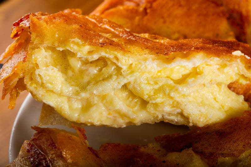 Torta caucasiano do yoka imagem de stock