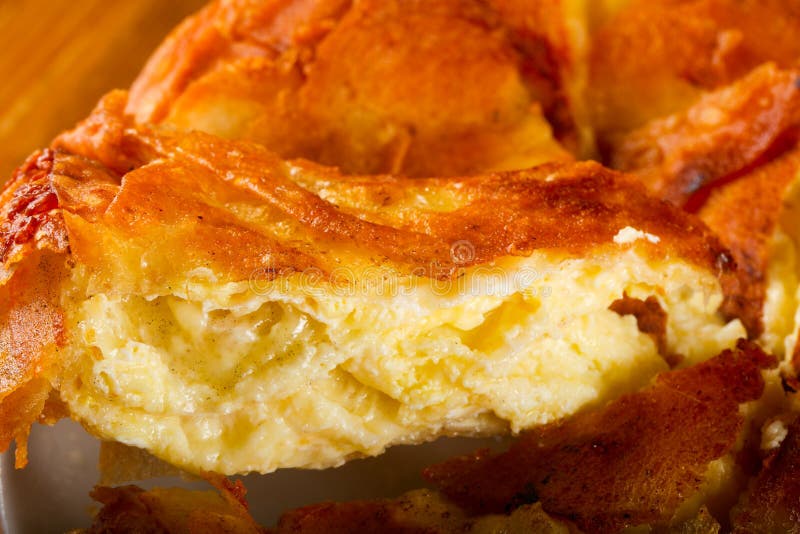 Torta caucasiano do yoka imagem de stock royalty free