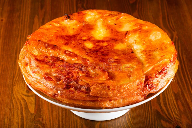 Torta caucasiano do yoka foto de stock