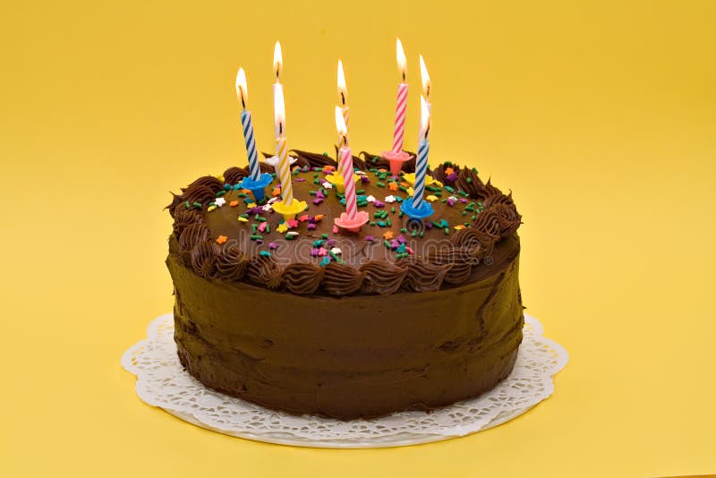 Torta de cumpleaños imagenes de archivo