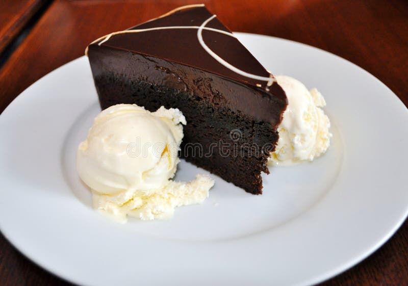 Torta de fango del chocolate foto de archivo libre de regalías Torta de fango del chocolate foto de archivo libre de regalías