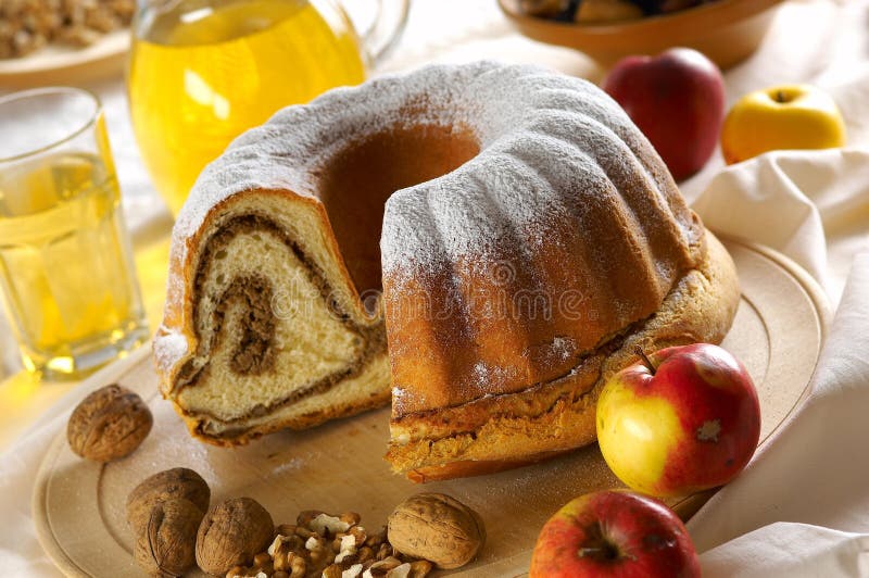 Traditionally prepared Chestnut cake 1. Traditionally prepared Chestnut cake 1