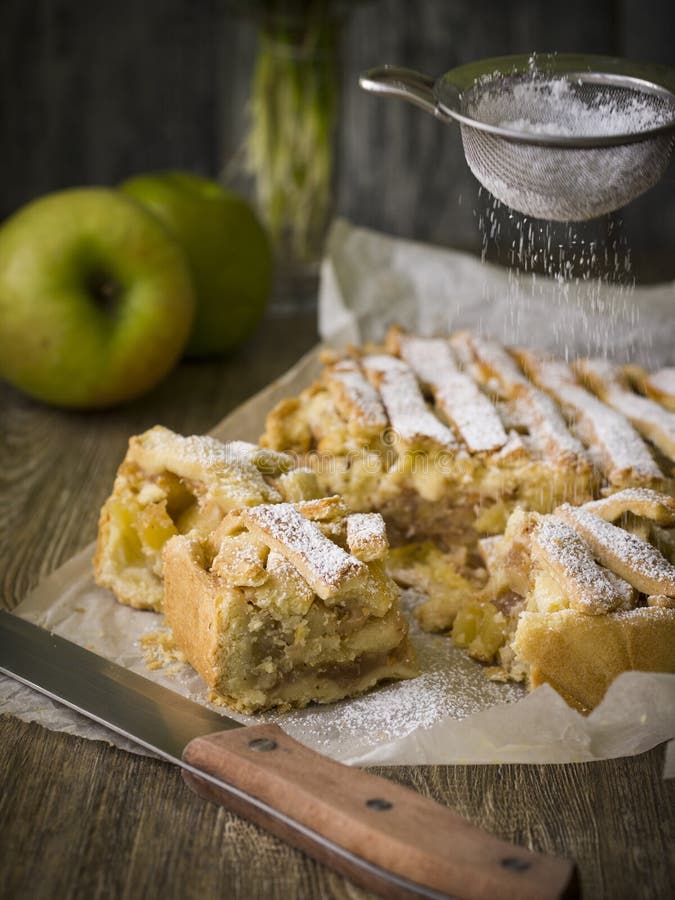 Torta di mele immagine stock Torta di mele immagine stock