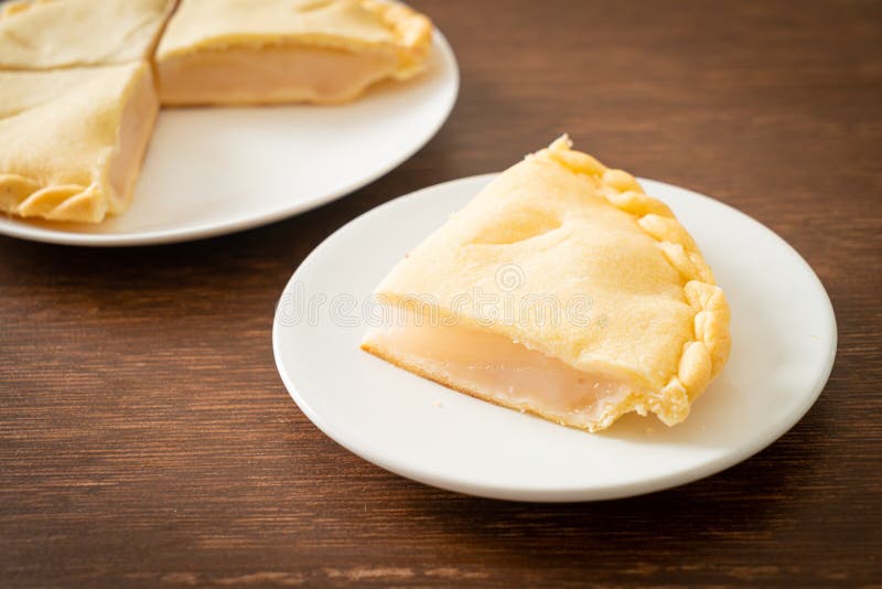 Delicious Toddy palm pies on white plate. Delicious Toddy palm pies on white plate