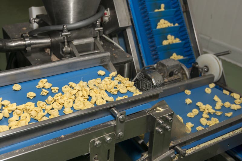 Tortellini Pasta Production Line Stock Photo Image of conveyor, line