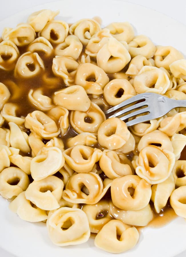 Tortellini Pasta with Sauce Stock Image Image of dinner, garnish 9119771