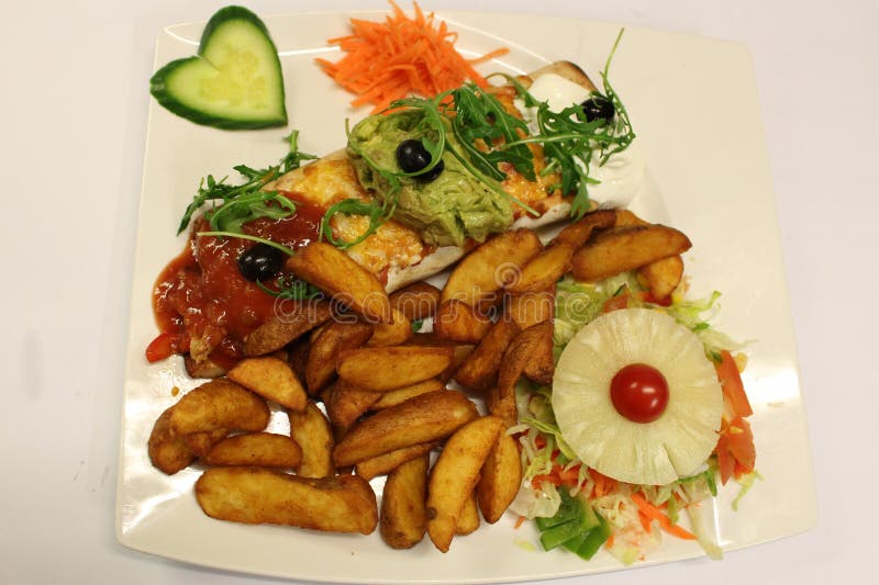 Tortiglia messicana Pasto messicano del Veggie Fajita messicana Burrito messicano immagine stock Tortiglia messicana Pasto messicano del Veggie Fajita messicana Burrito messicano immagine stock