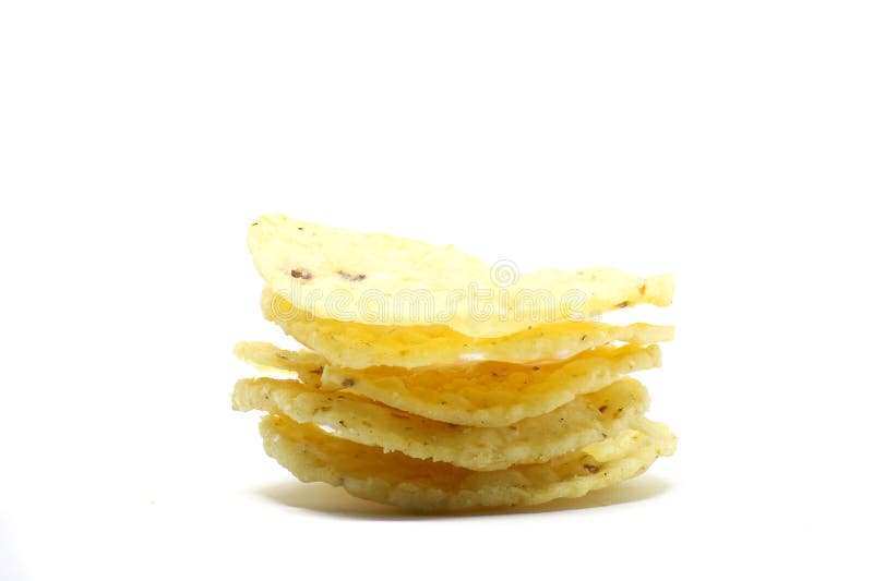 Tortilla chip stack stock photo. Image of heavily, fried 175094340